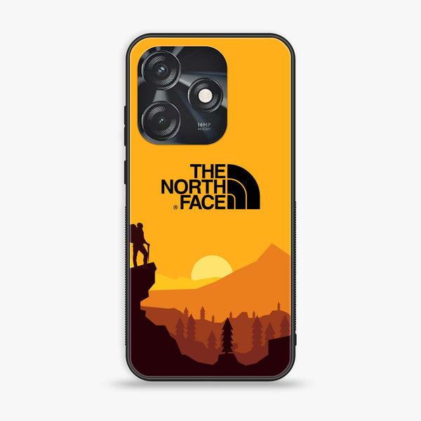 Tecno Spark 10C - The North Face Design 10 - Premium Printed Glass soft Bumper shock Proof Case CS-8155 CS-8156