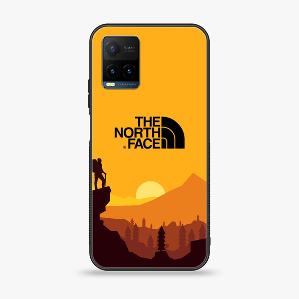 Vivo Y21 - The North Face Design 10 - Premium Printed Glass soft Bumper shock Proof Case CS-17305