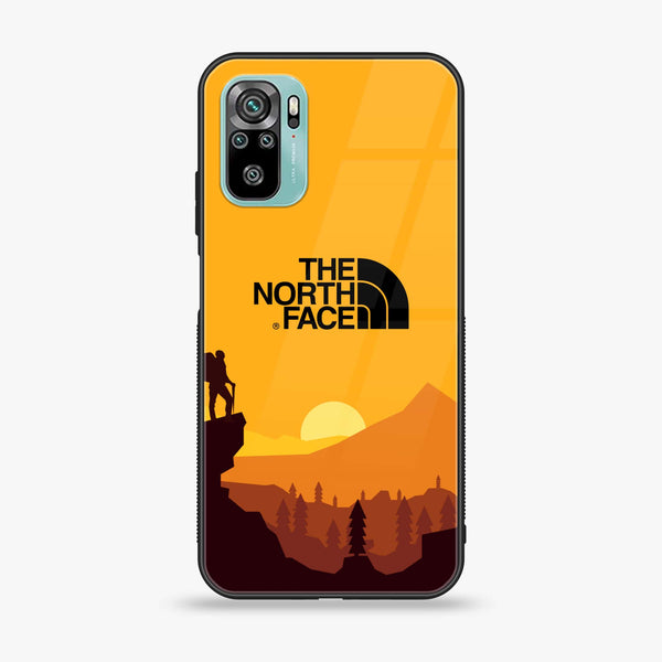 Xiaomi Redmi Note 10 - The North Face Design 10- Premium Printed Glass soft Bumper shock Proof Case CS-11831 CS-20764