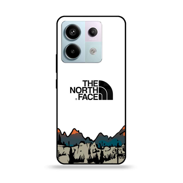 Redmi Note 13 Pro - The North Face Series - Premium Printed Glass soft Bumper shock Proof Case