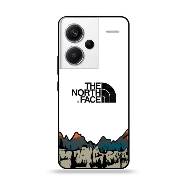 Redmi Note 13 Pro Plus 5G - The North Face Series - Premium Printed Glass soft Bumper shock Proof Case