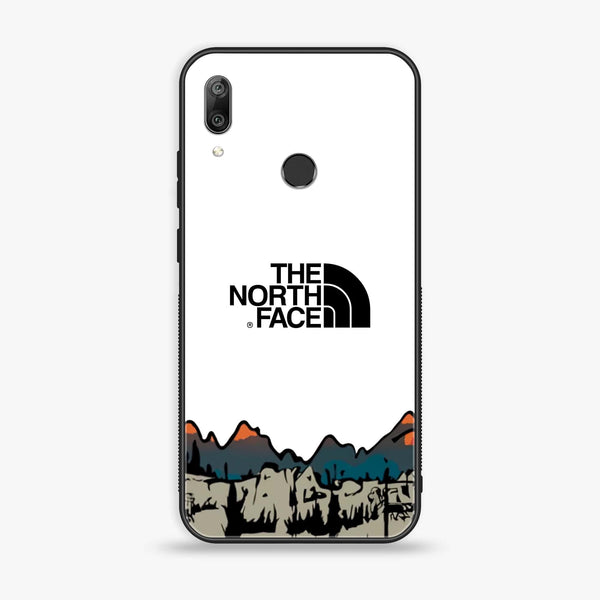 Huawei Y7 Prime (2019) - The North Face Series - Premium Printed Glass soft Bumper shock Proof Case