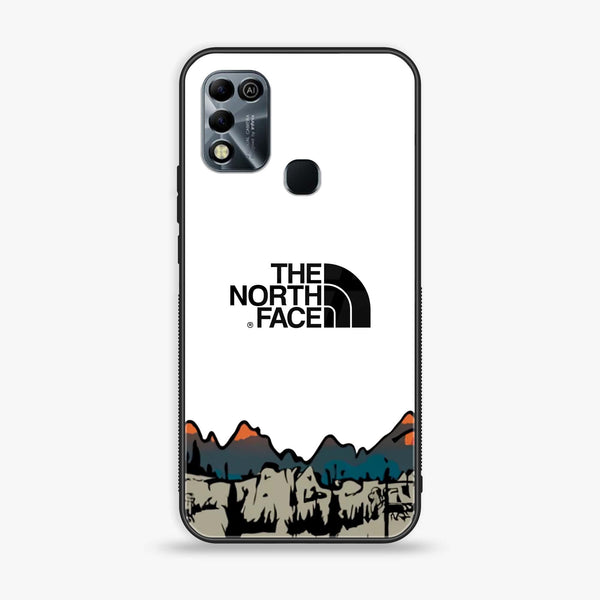 Infinix Hot 11 Play - The North Face Series - Premium Printed Glass soft Bumper shock Proof Case