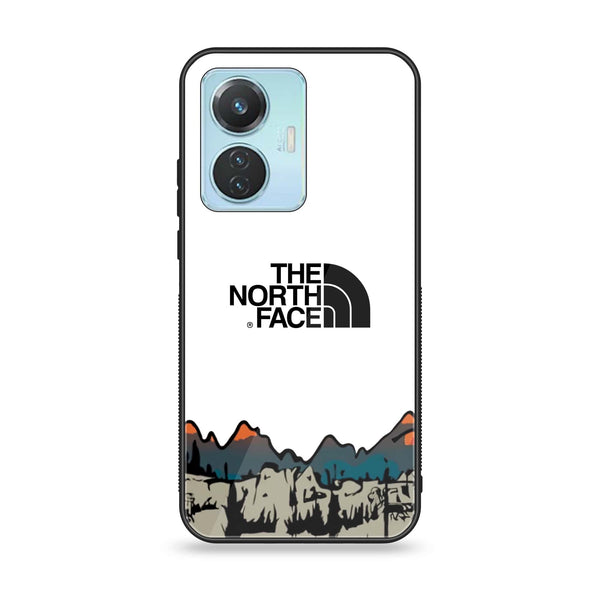 Vivo Y55 4G The North Face Series Premium Printed Glass soft Bumper shock Proof Case