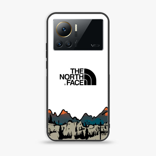 Infinix Note 12 VIP - The North Face Series - Premium Printed Glass soft Bumper shock Proof Case
