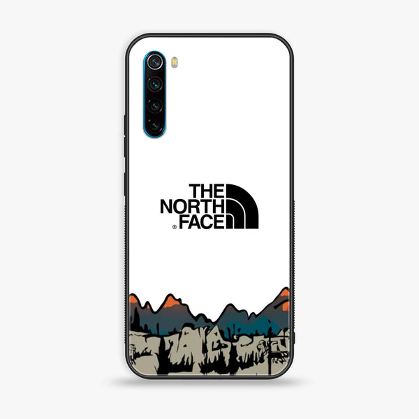 Redmi Note 8 - The North Face Series - Premium Printed Glass soft Bumper shock Proof Case