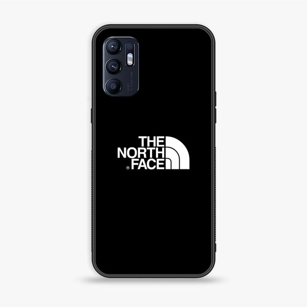 Oppo Reno 6 - The North Face Design 2 - Premium Printed Glass soft Bumper shock Proof Case CS-18829