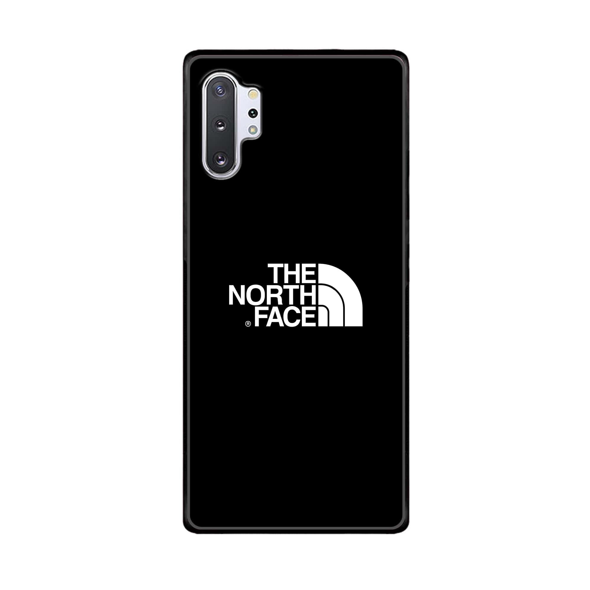 Galaxy Note 10 Pro/Plus - The North Face Series - Premium Printed Glass soft Bumper shock Proof Case