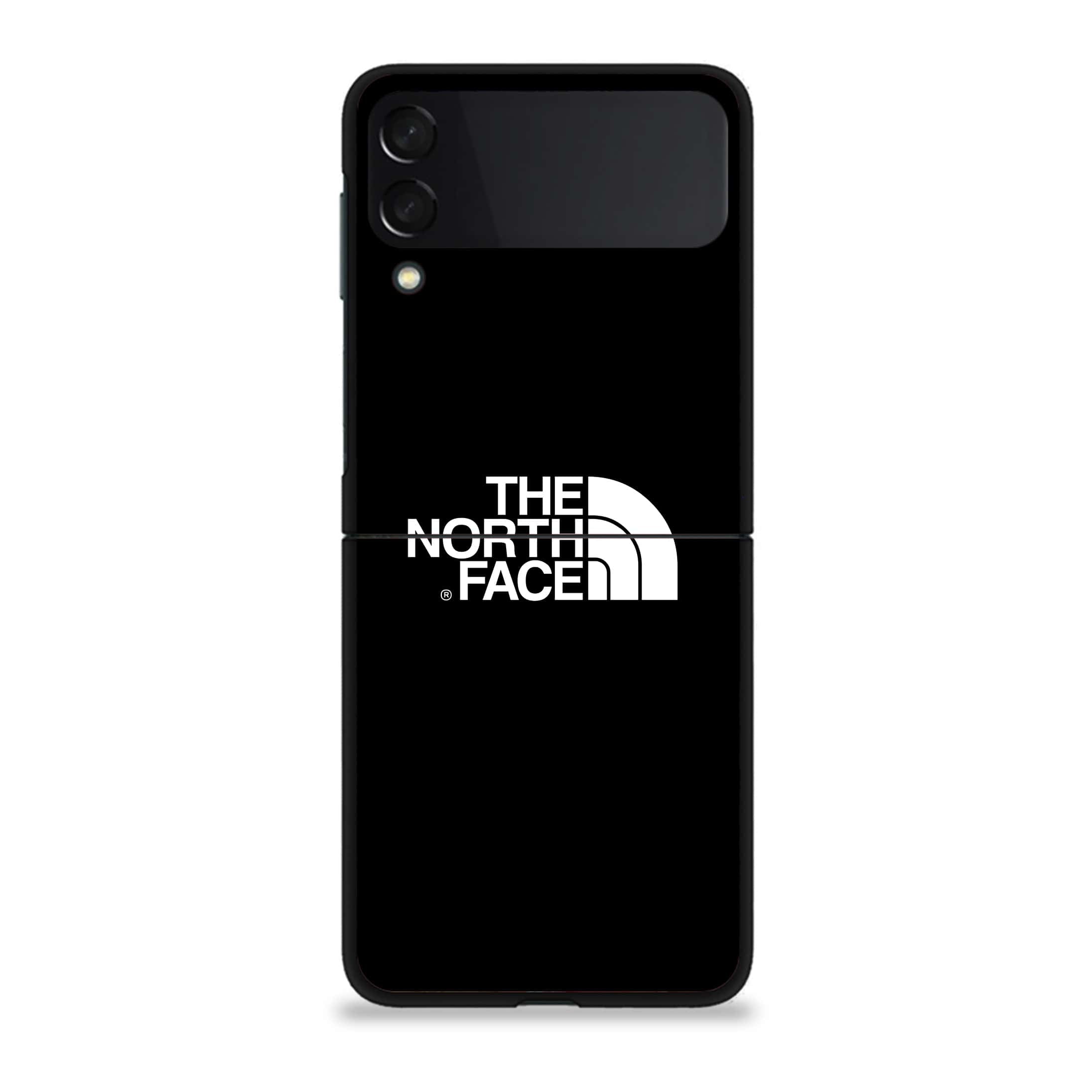 Galaxy Z Flip 3 - The North Face Series - Premium Printed Glass soft Bumper shock Proof Case