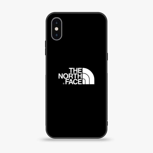 iPhone XS Max - The North Face Design 2   - Premium Printed Glass soft Bumper shock Proof Case CS-27980