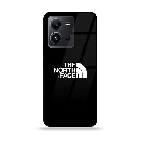 Vivo V25 5G  - The North Face Design 2- Premium Printed Glass soft Bumper shock Proof Case CS-12794