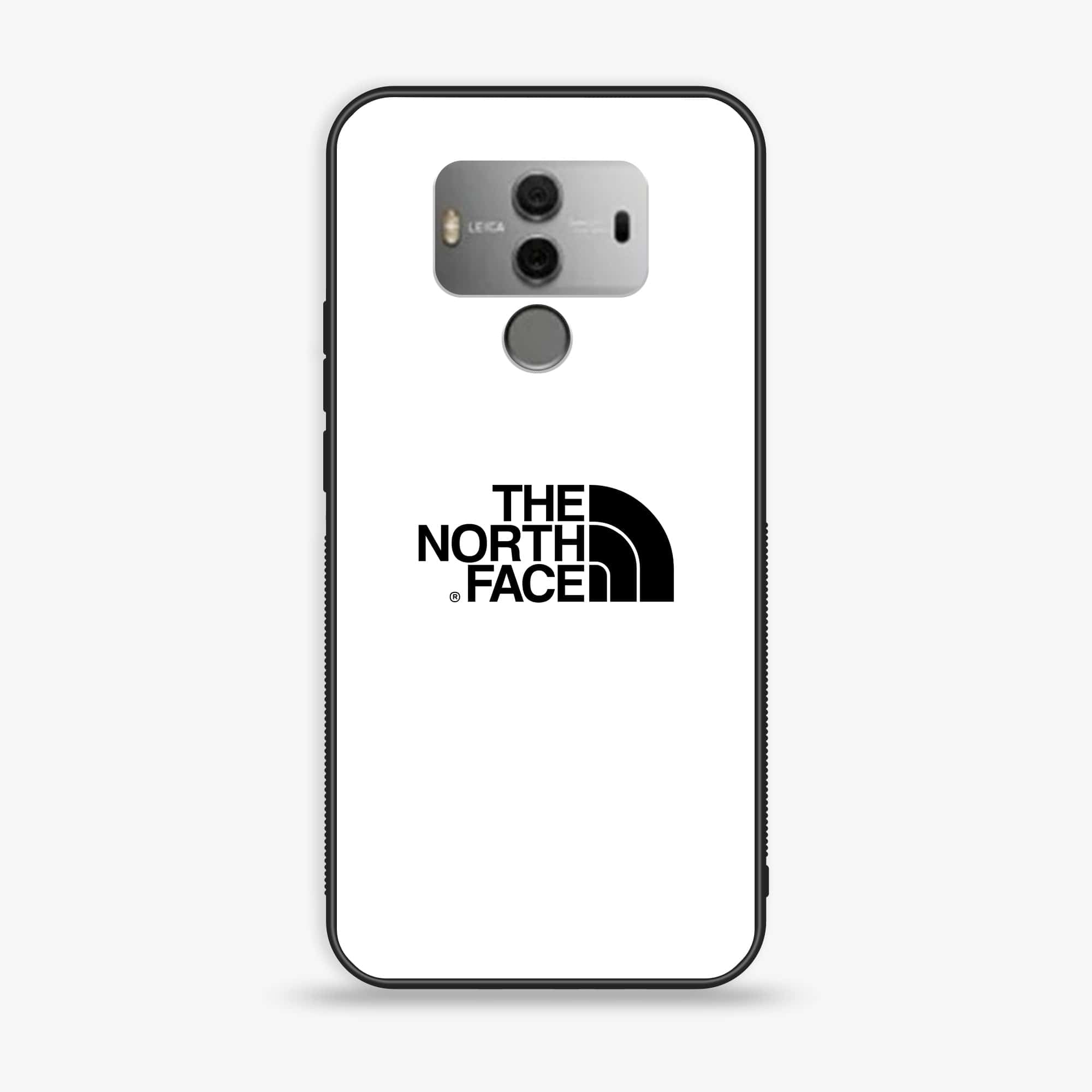 Huawei Mate 10 - The North Face Series - Premium Printed Glass soft Bumper shock Proof Case