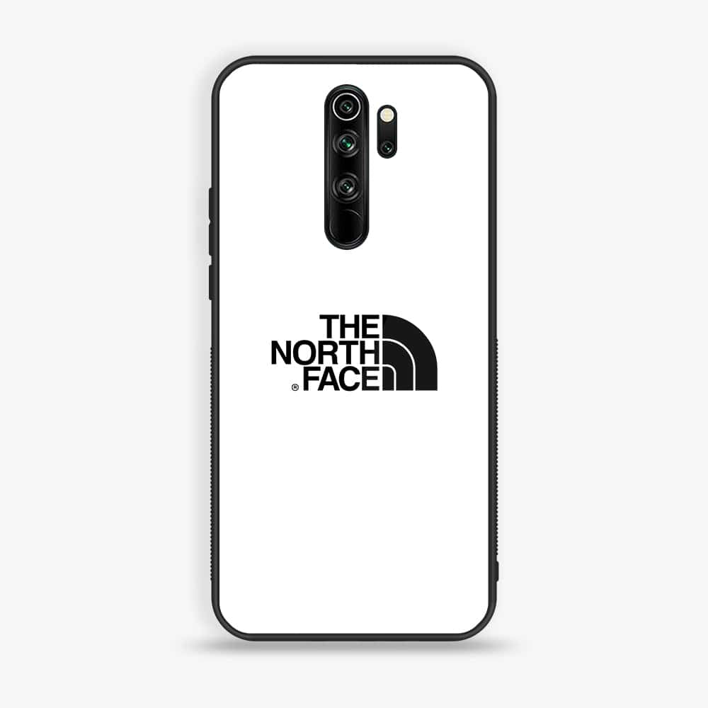 Redmi Note 8 Pro - The North Face Series - Premium Printed Glass soft Bumper shock Proof Case