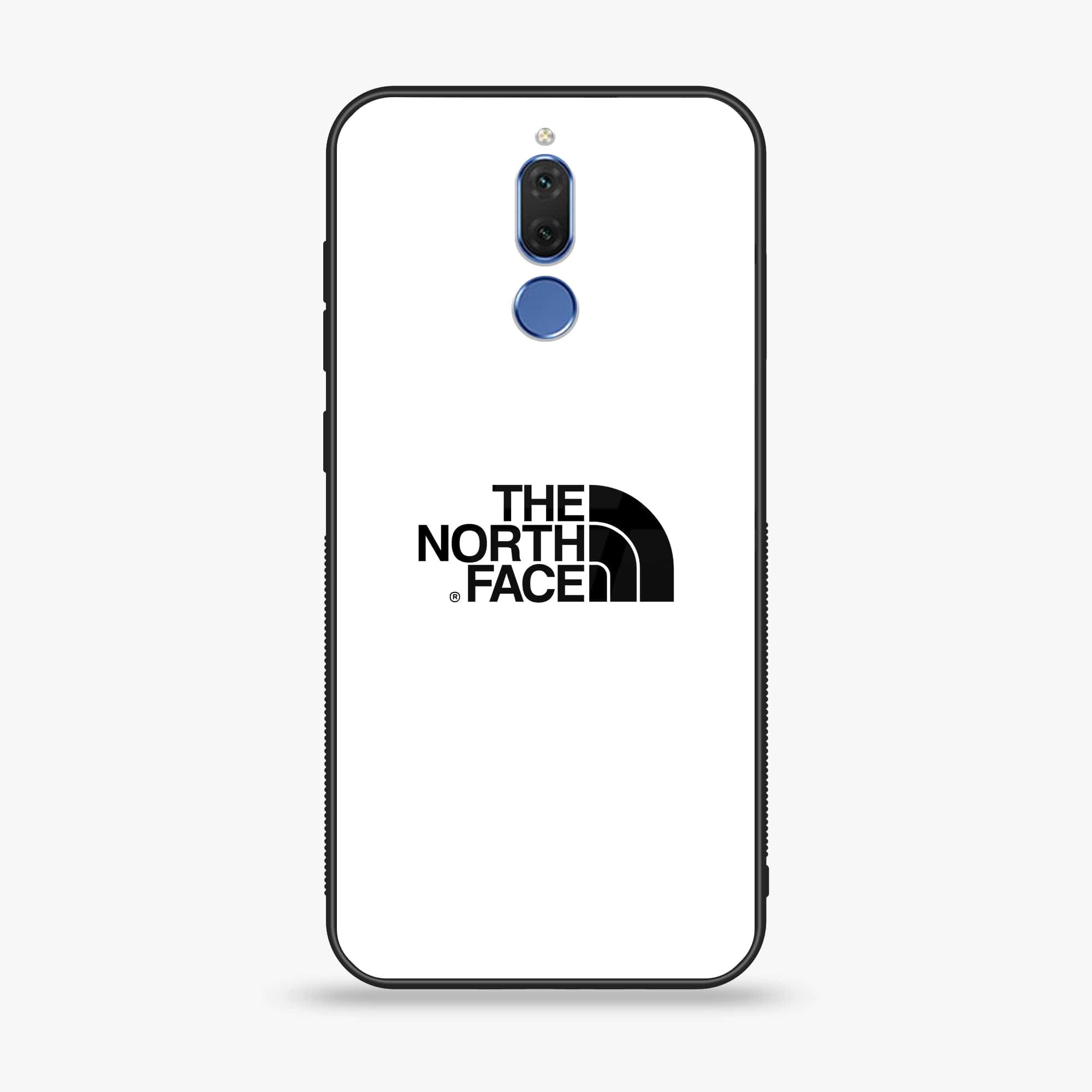 Huawei Mate 10 Lite - The North Face Series - Premium Printed Glass soft Bumper shock Proof Case