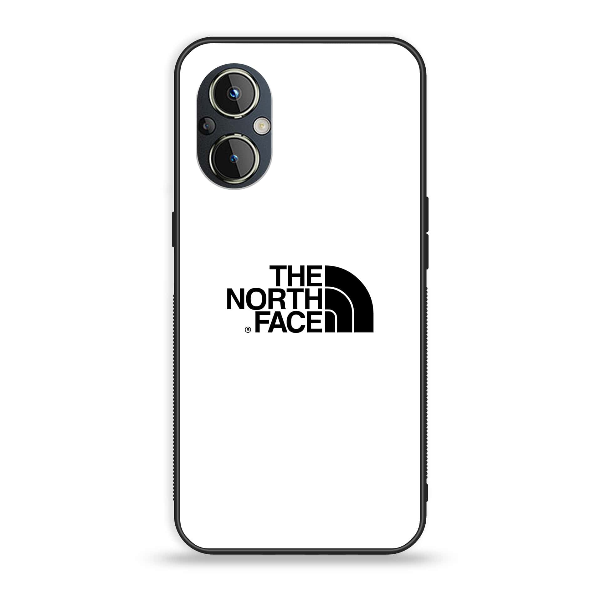 OnePlus Nord N20 5G - The North Face Series - Premium Printed Glass soft Bumper shock Proof Case