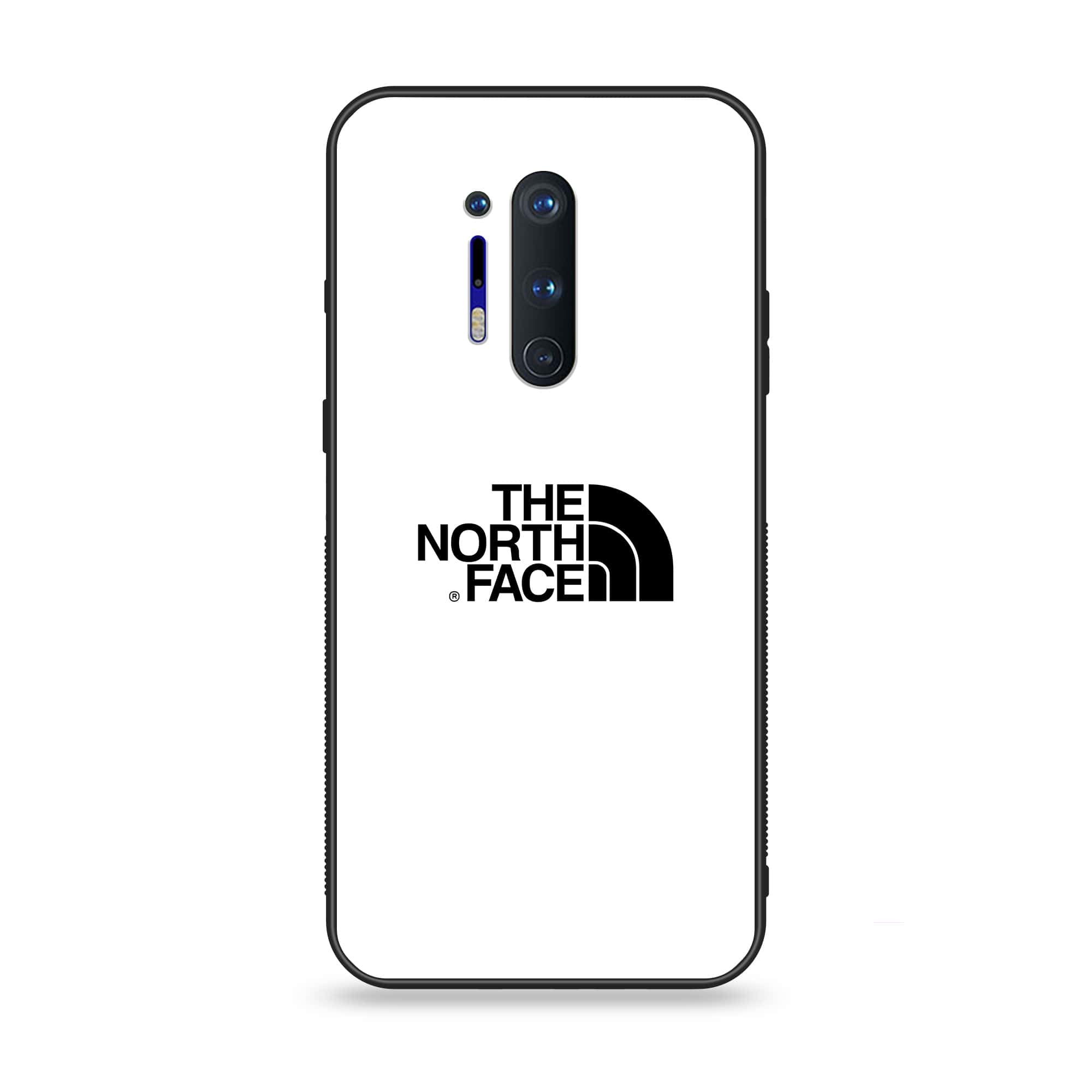 OnePlus 8 Pro - The North Face Series - Premium Printed Glass soft Bumper shock Proof Case