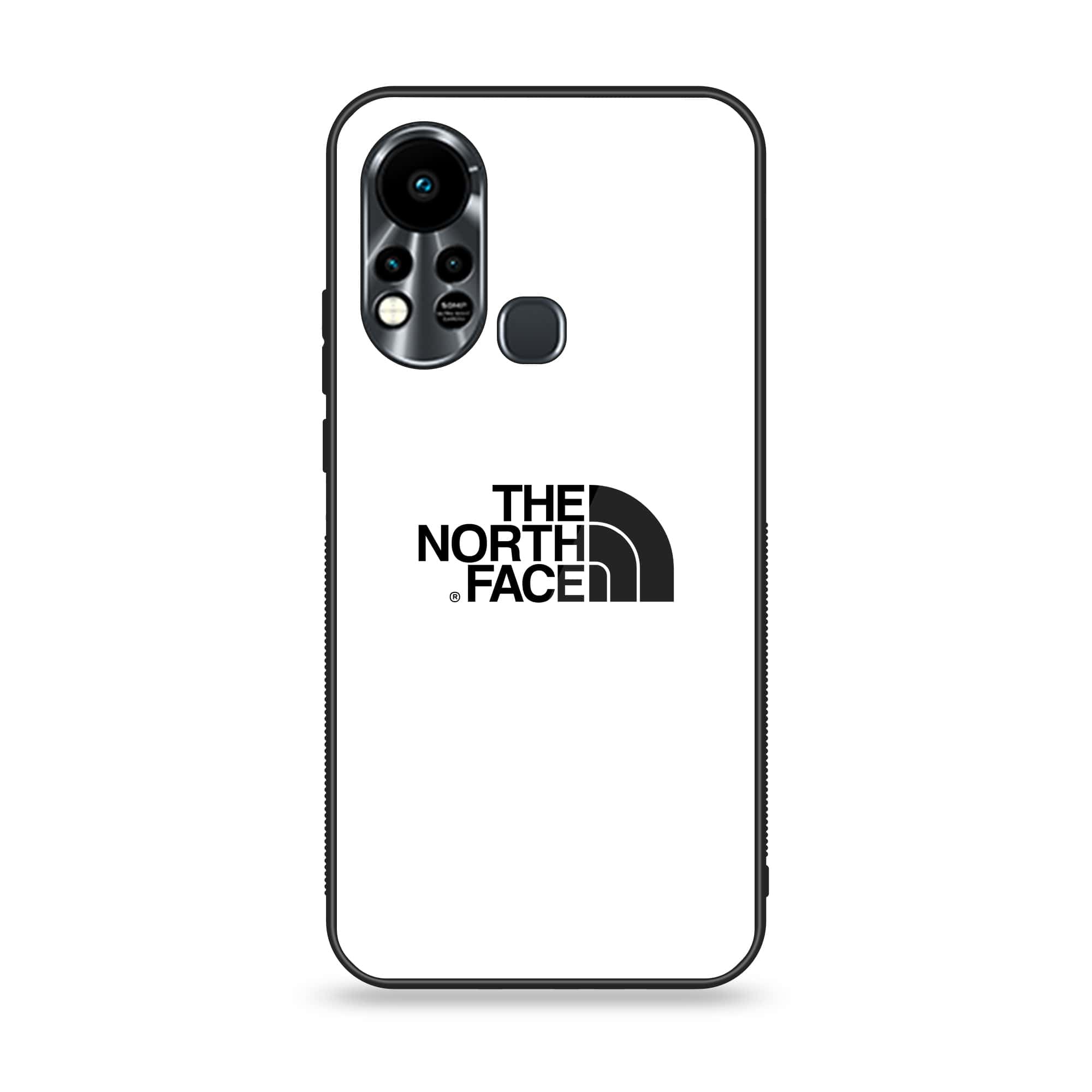 Infinix Hot 11S NFC The North Face Series Premium Printed Glass soft Bumper shock Proof Case