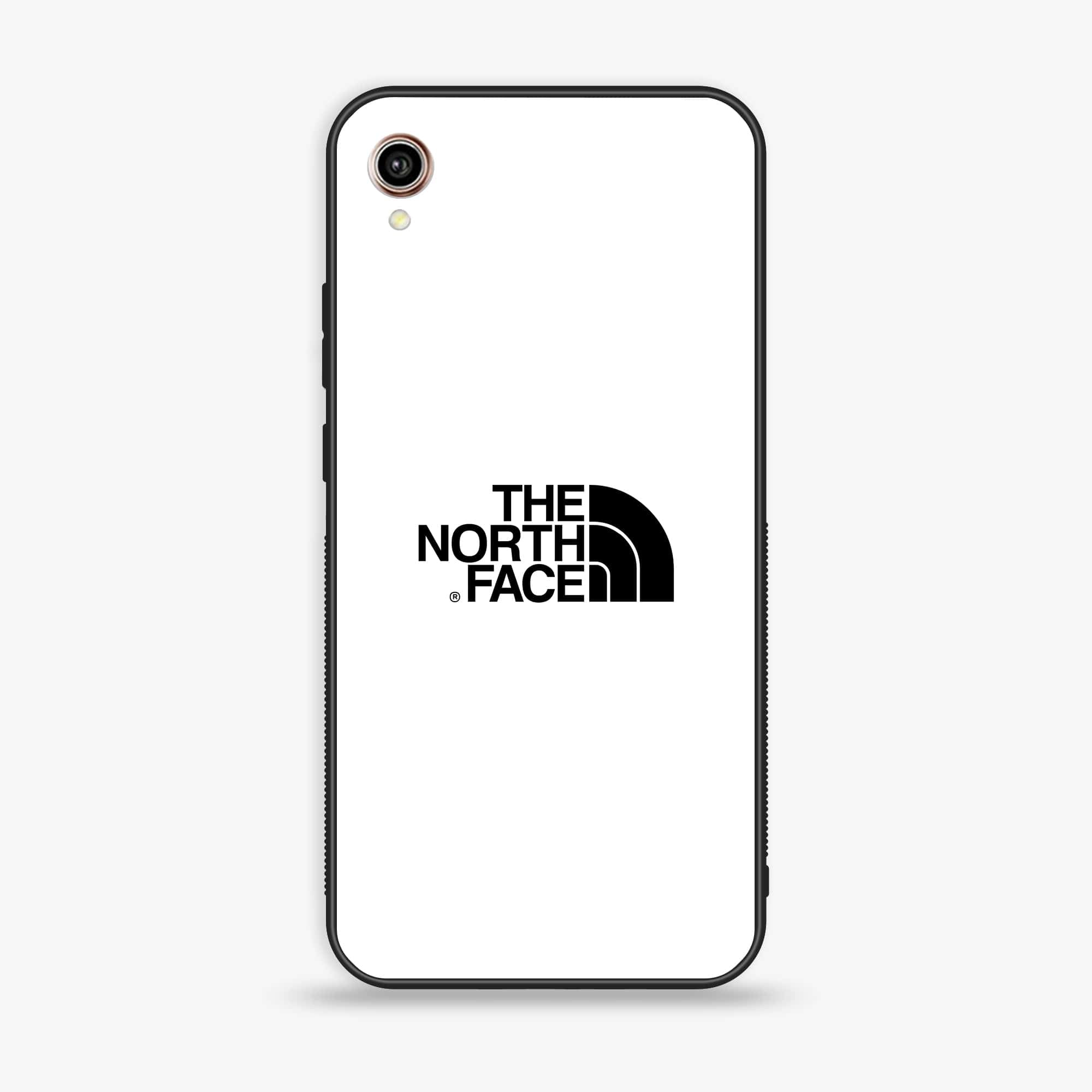 Vivo Y90 - The North Face Series - Premium Printed Glass soft Bumper shock Proof Case