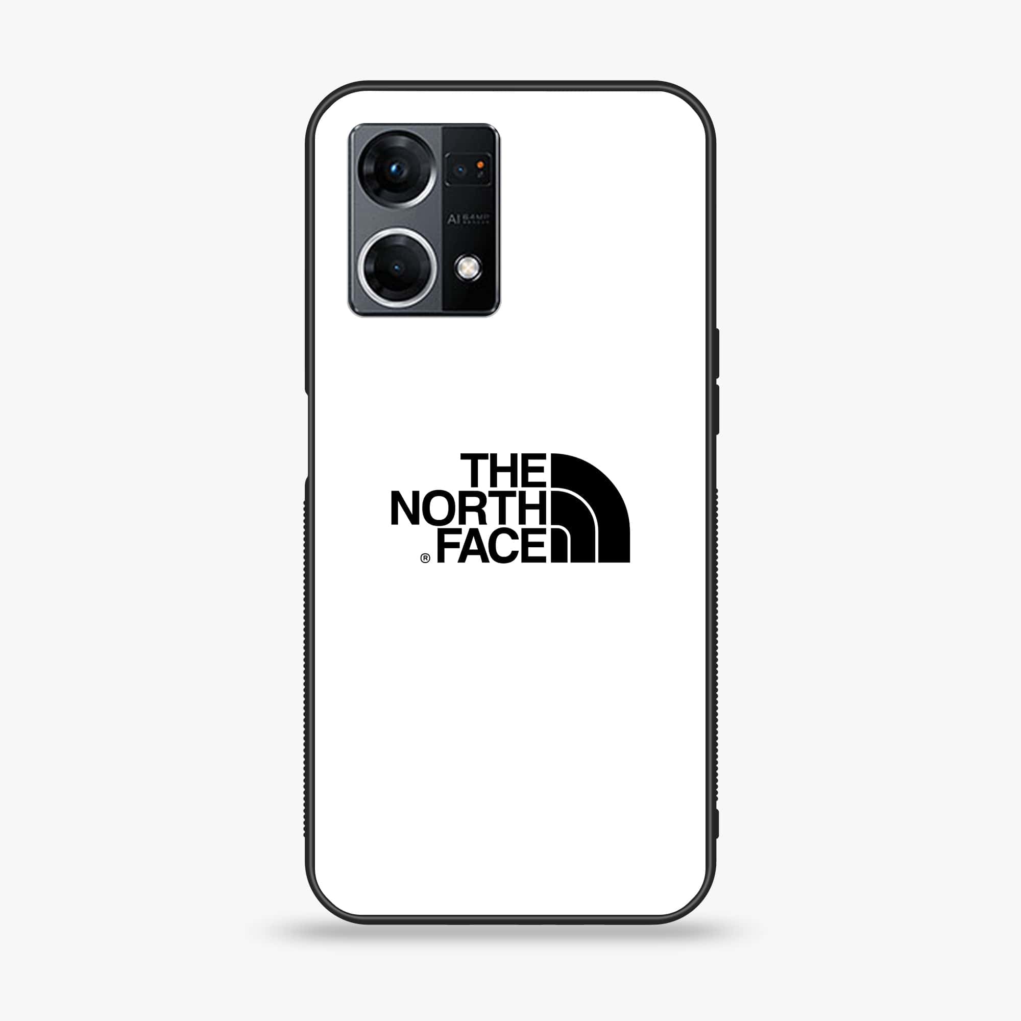 Oppo F21 Pro 4G The North Face Series Premium Printed Glass soft Bumper shock Proof Case
