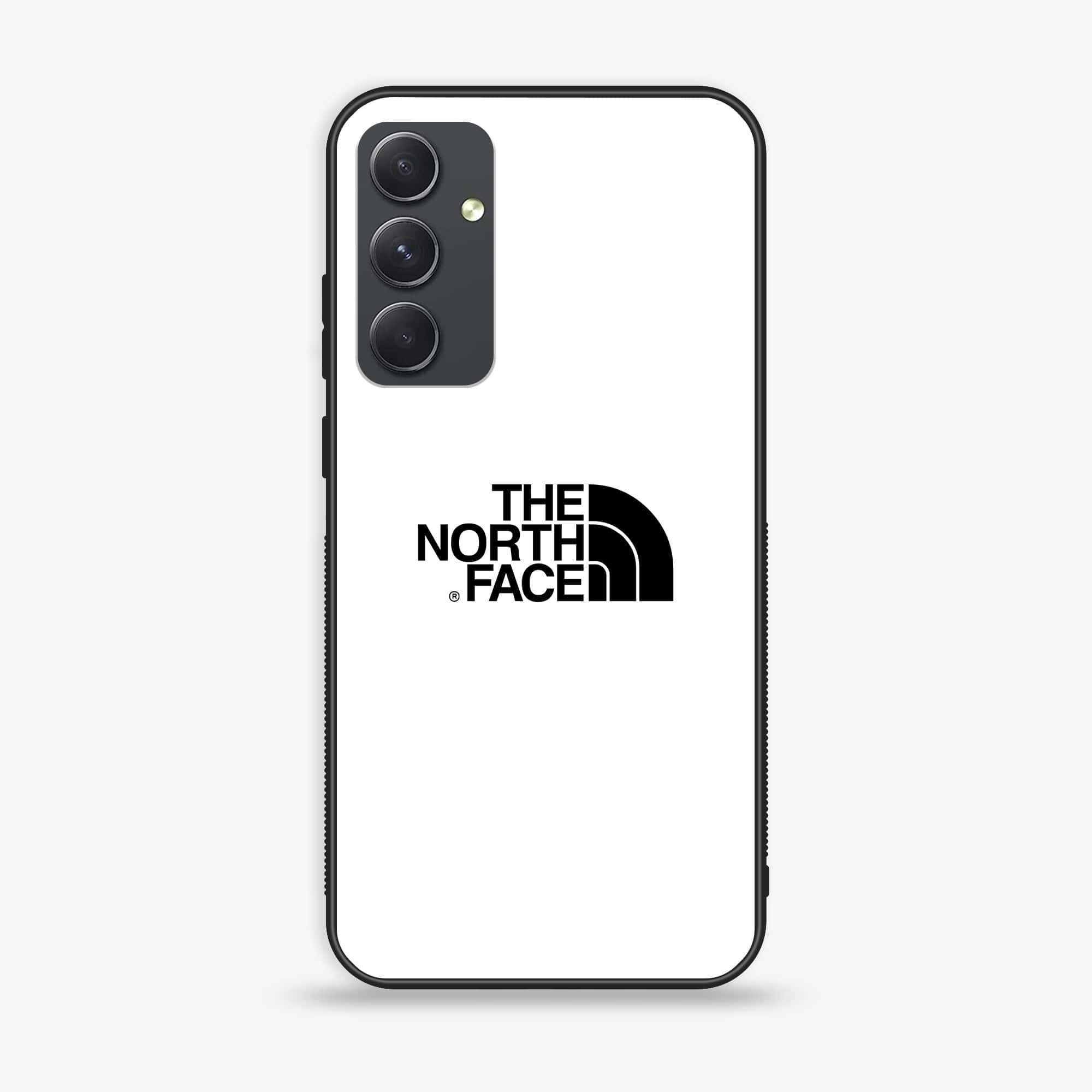 Samsung Galaxy A24 4G - The North Face Series - Premium Printed Glass soft Bumper shock Proof Case