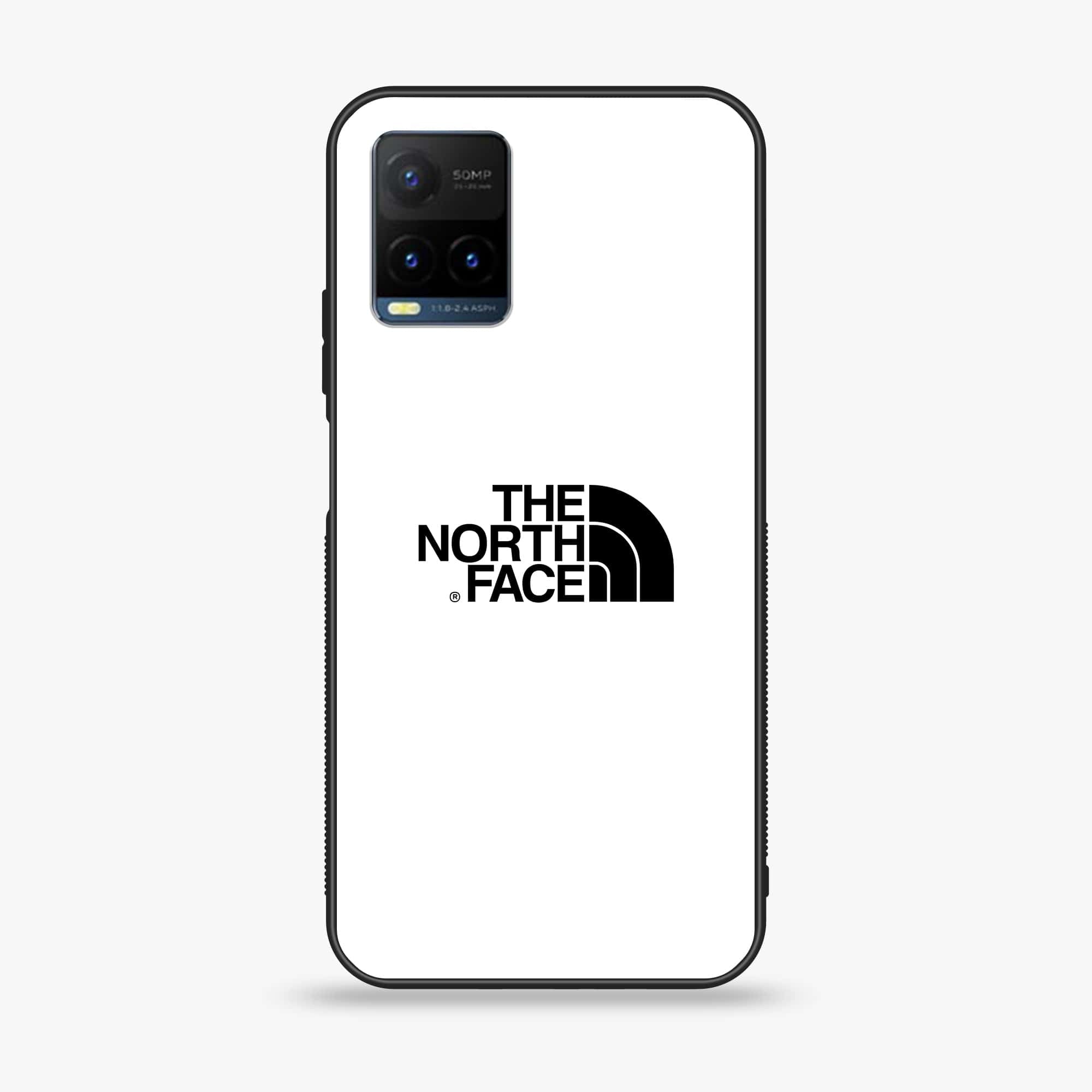 Vivo Y21 - The North Face Series - Premium Printed Glass soft Bumper shock Proof Case