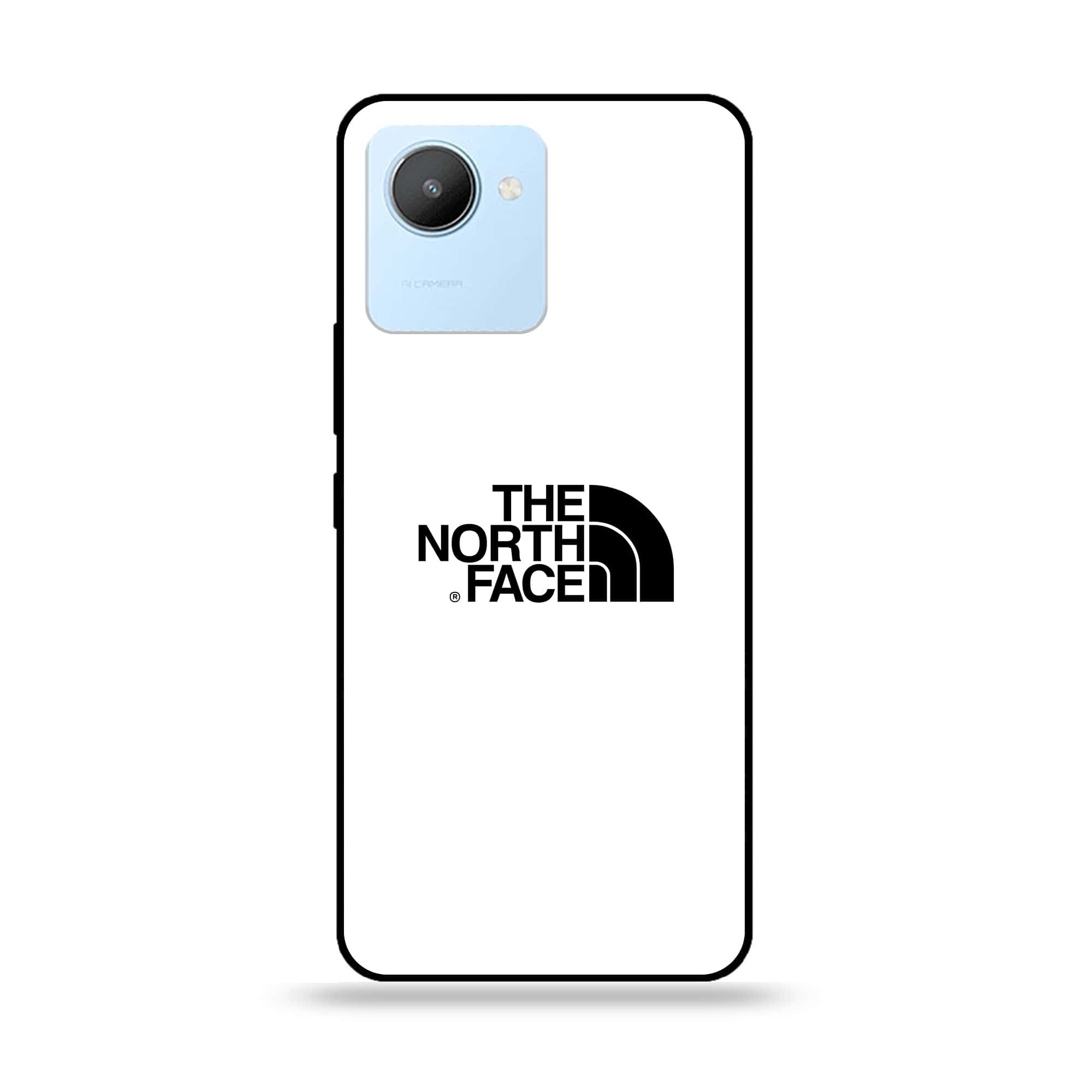 Realme C30 - The North Face Series - Premium Printed Glass soft Bumper shock Proof Case