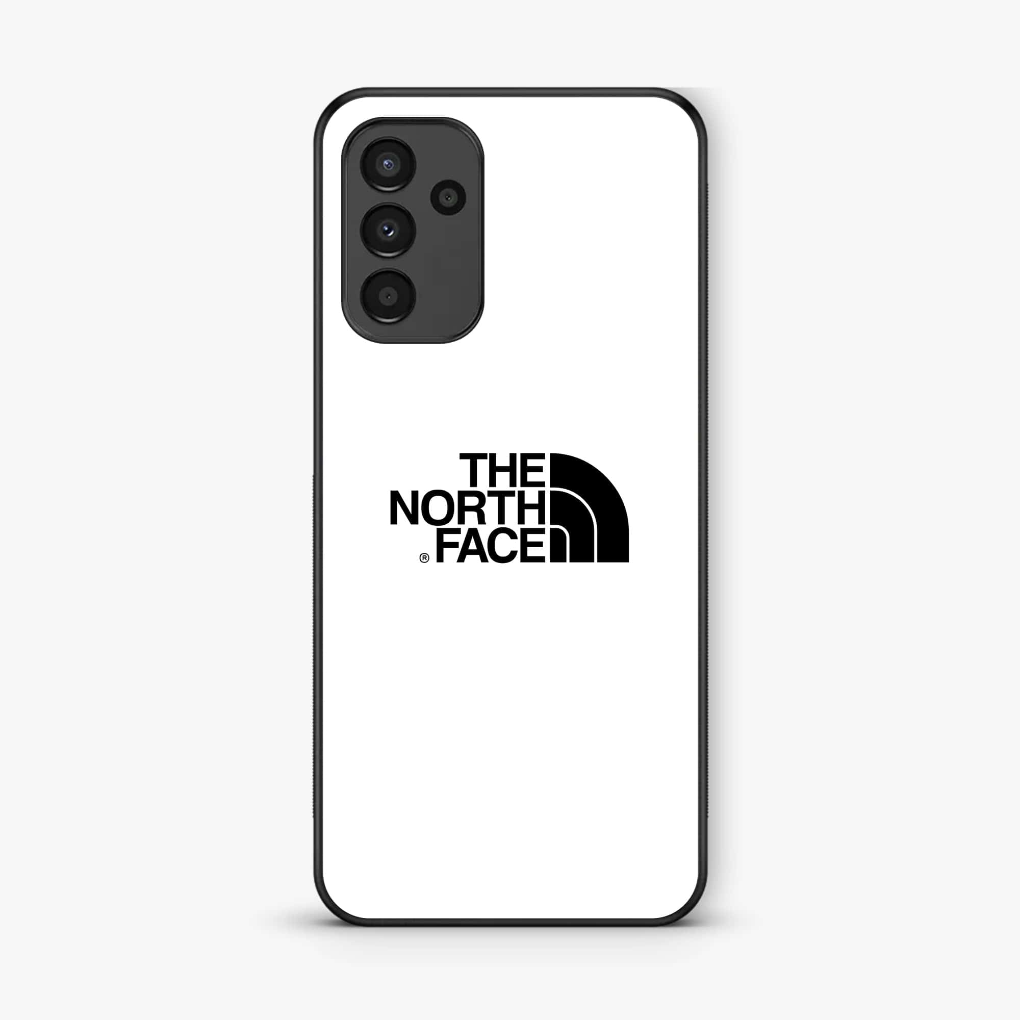 Samsung Galaxy A04s - The North Face Series - Premium Printed Glass soft Bumper shock Proof Case