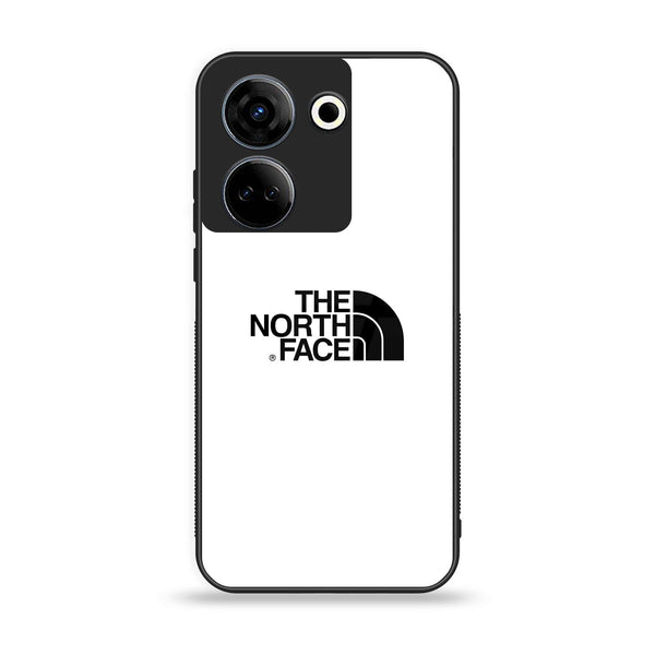 Tecno Camon 20 / 20 pro  - The North Face Design 3 - Premium Metal  Printed soft Bumper shock Proof Case CS-28283