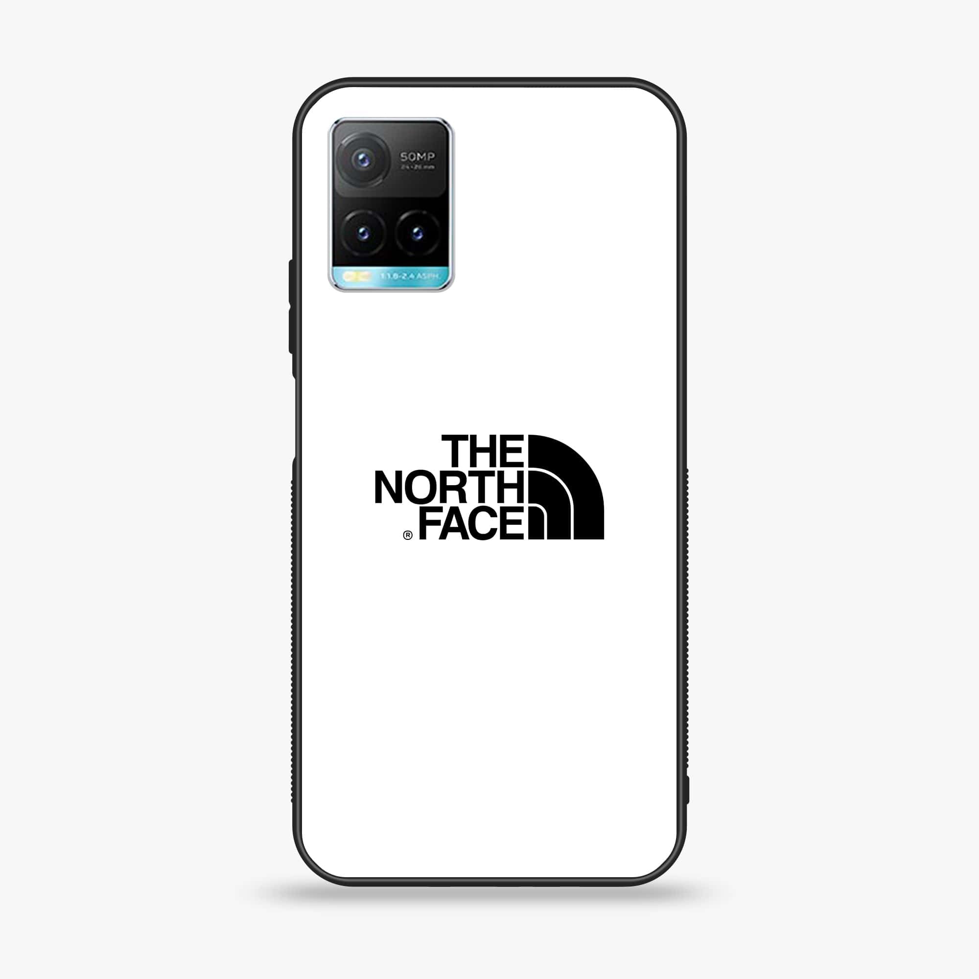 Vivo Y33T - The North Face Series - Premium Printed Glass soft Bumper shock Proof Case