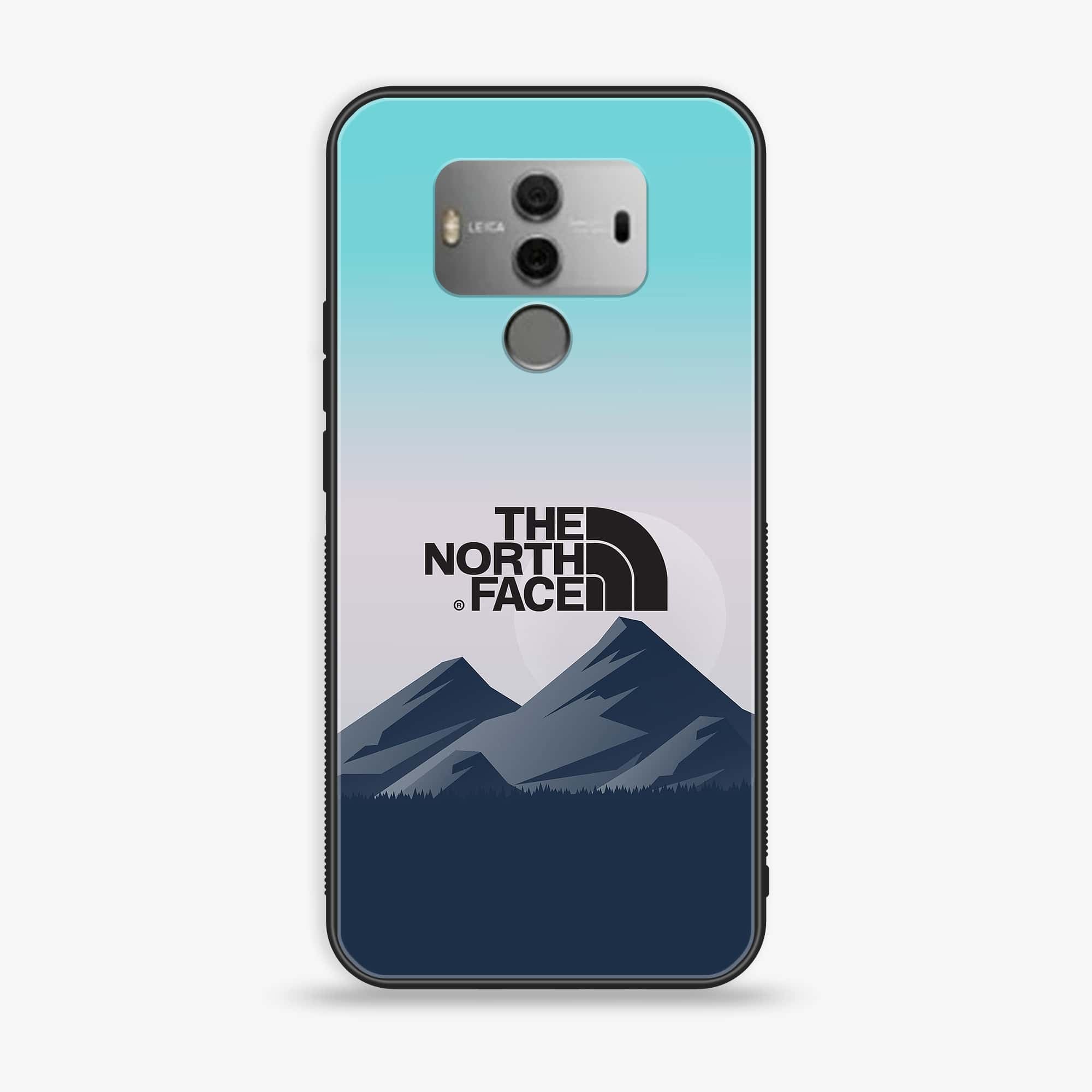 Huawei Mate 10 - The North Face Series - Premium Printed Glass soft Bumper shock Proof Case