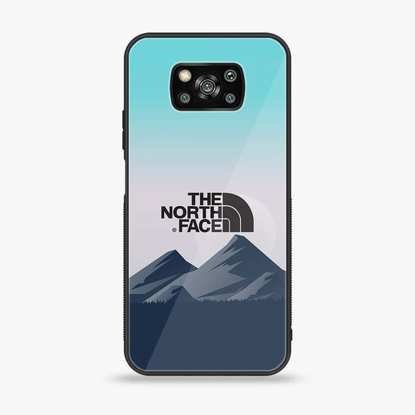 Xiaomi Poco X3 - The North Face Series  Design 5 - Premium Printed Glass soft Bumper shock Proof Case  CS-19017