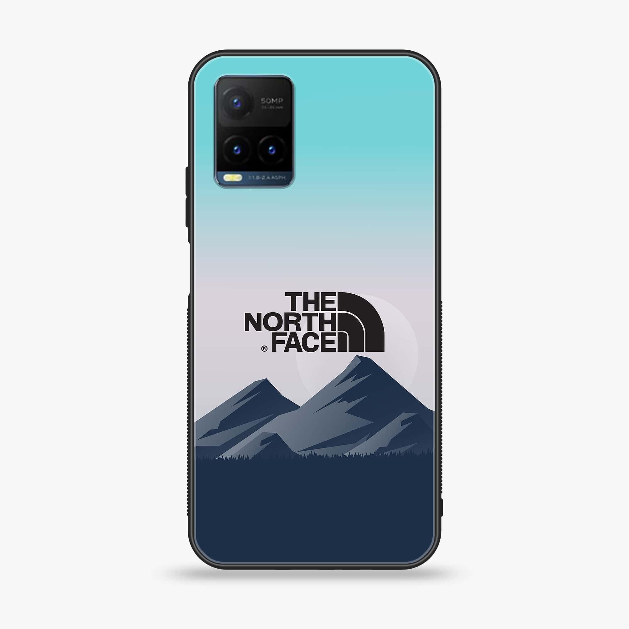 Vivo Y21s - The North Face Series - Premium Printed Glass soft Bumper shock Proof Case