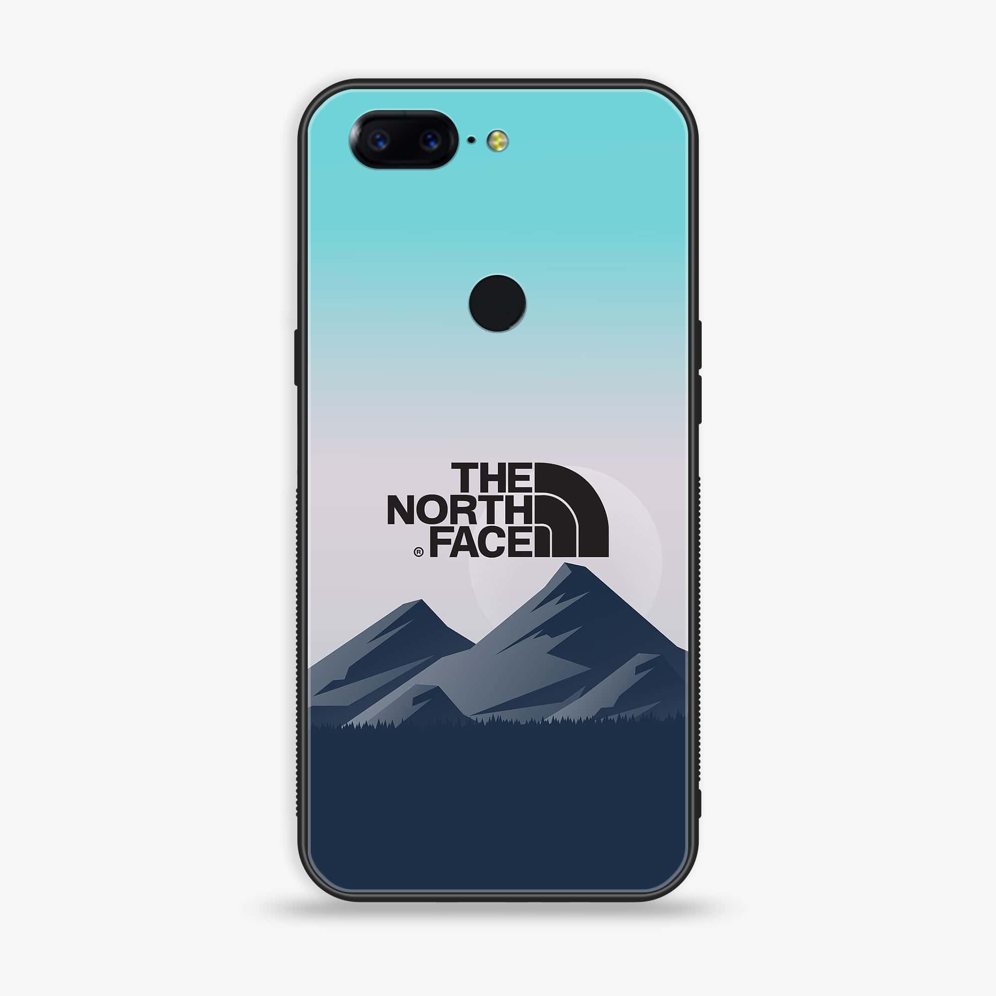 OnePlus 5T - The North Face Series - Premium Printed Glass soft Bumper shock Proof Case