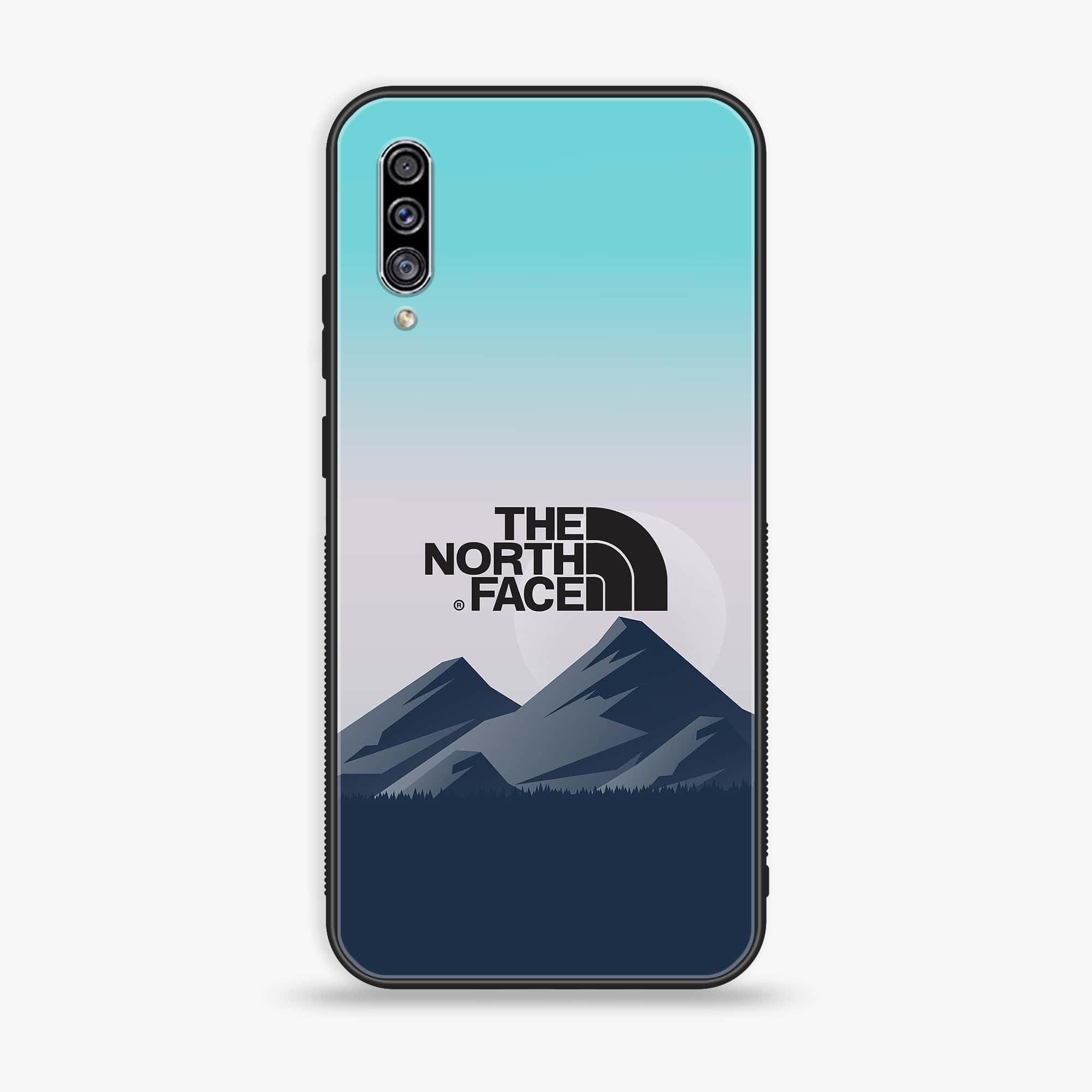 Galaxy A50/ A50s/ A30s - The North Face Series - Premium Printed Glass soft Bumper shock Proof Case