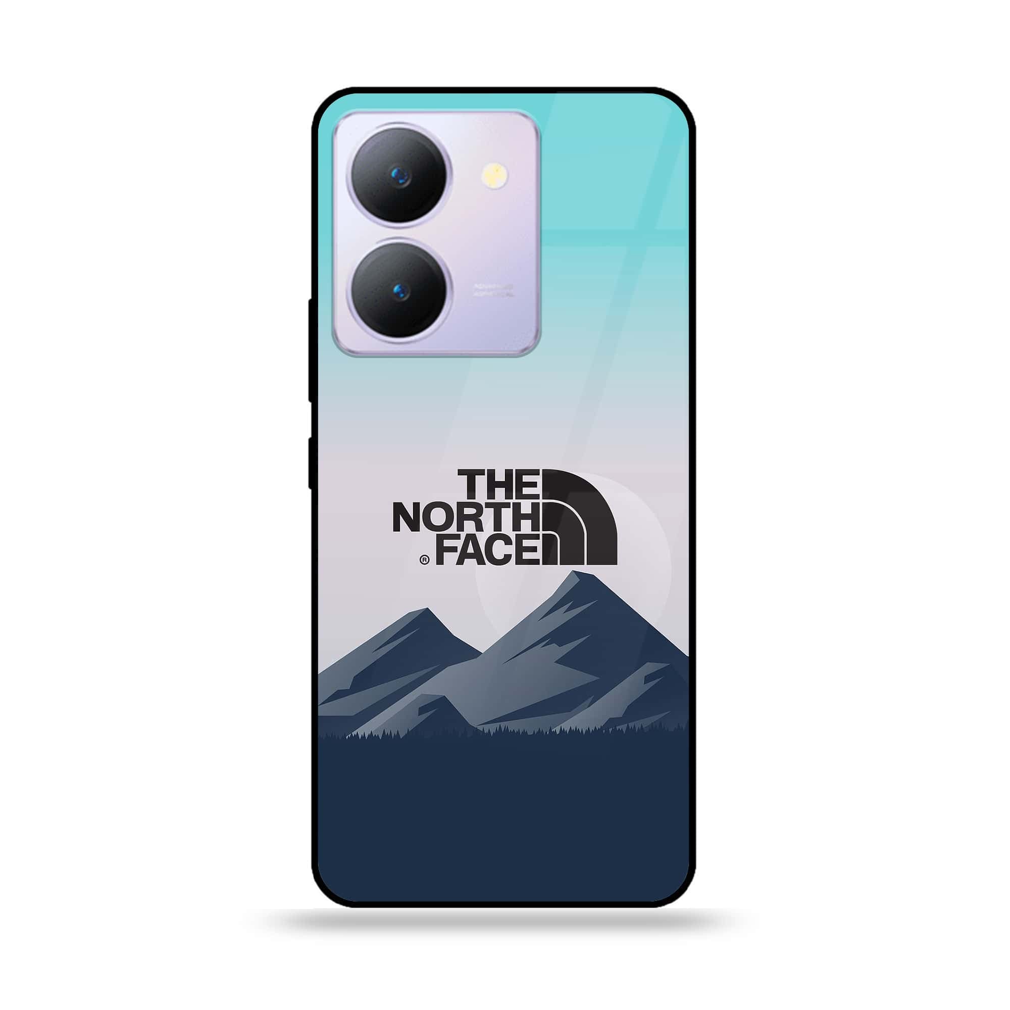 Vivo Y27 5G - The North Face Series - Premium Printed Glass soft Bumper shock Proof Case