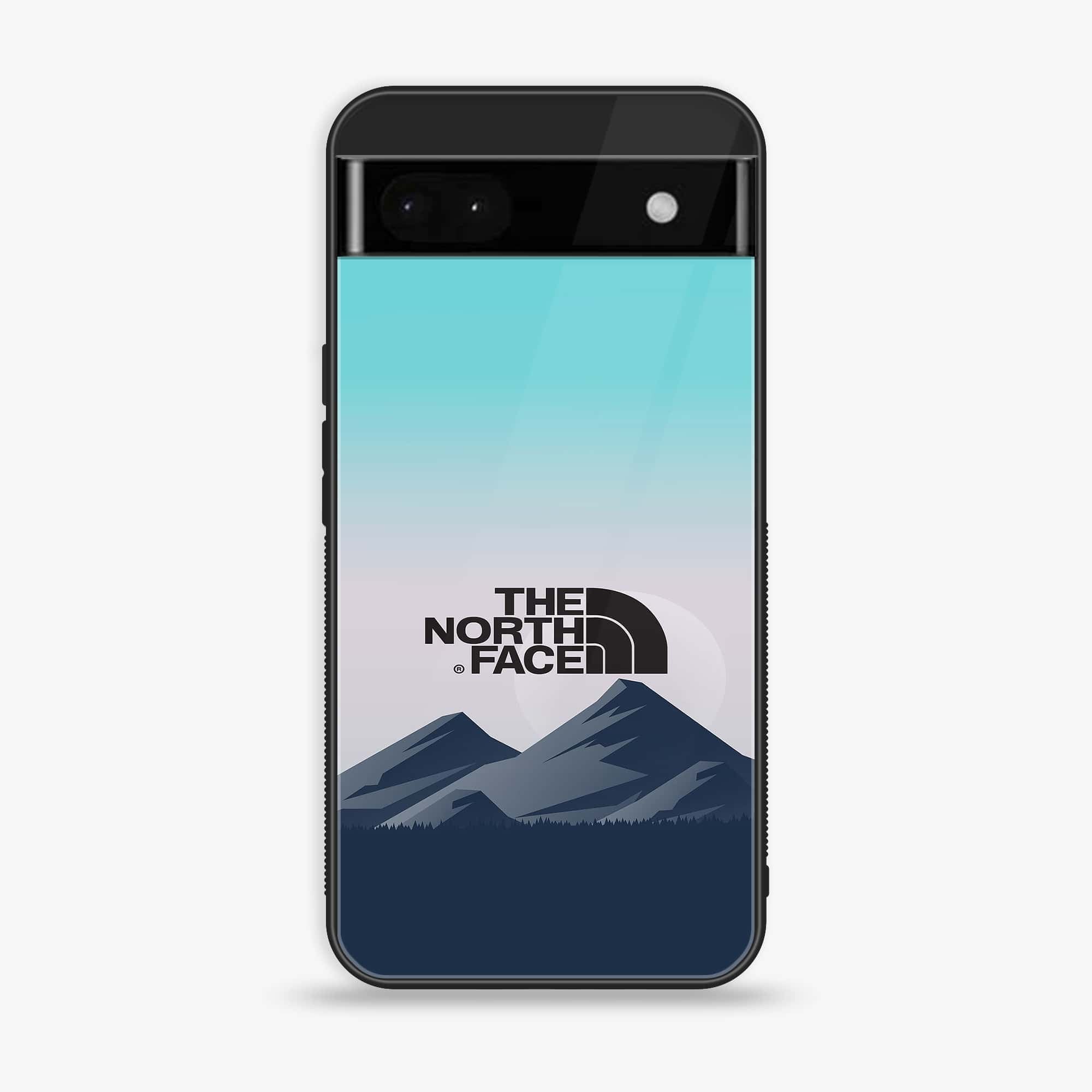 Google Pixel 6A - The North Face Series - Premium Printed Glass soft Bumper shock Proof Case
