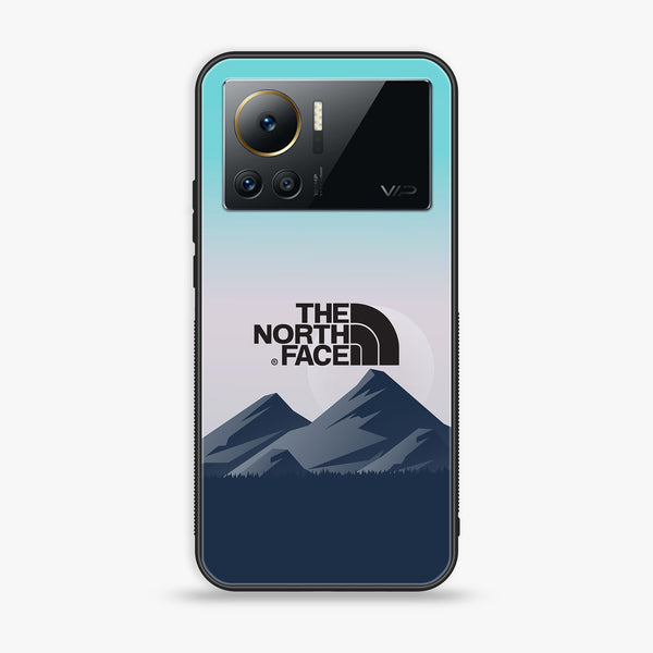 Infinix Note 12 VIP - The North Face Design 4- Premium Printed Glass soft Bumper shock Proof Case CS-12392