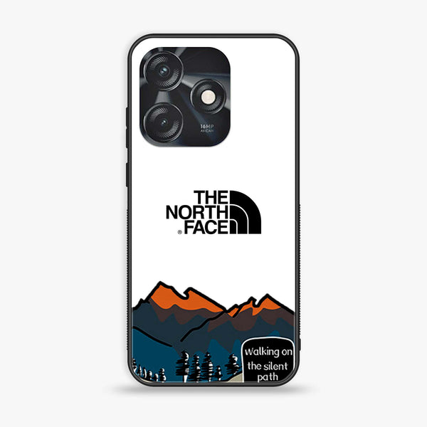 Tecno Spark 10C - The North Face Design 5 - Premium Printed Glass soft Bumper shock Proof Case CS-8126