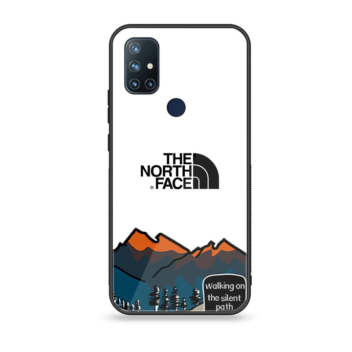 OnePlus Nord N10 - The North Face Design 5 - Premium Metal Printed soft Bumper Shock Proof Case CS-21114