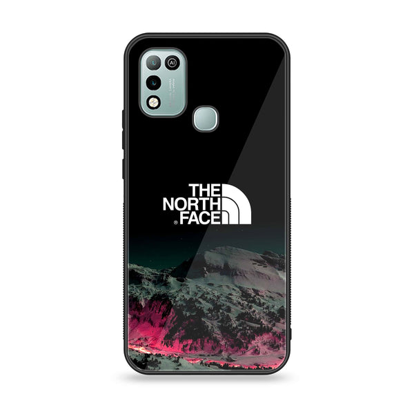 Infinix Hot 10 Play - The North Face Design 6 - Premium Printed Glass soft Bumper shock Proof Case CS-20643