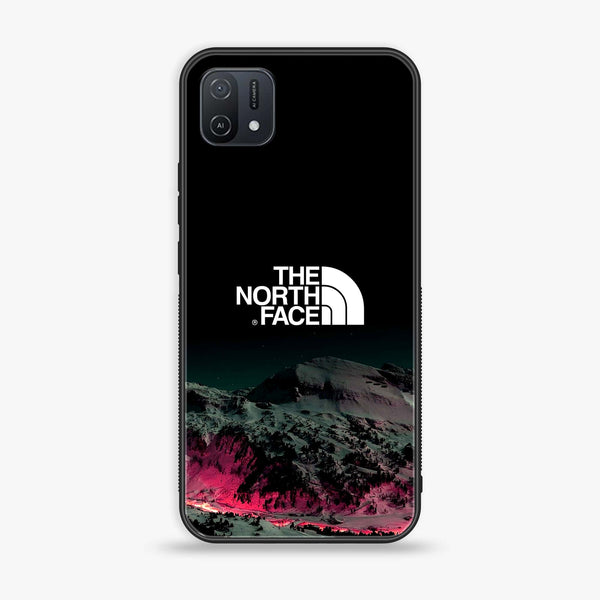 OPPO A16k The North Face Design 6 Premium Printed Glass soft Bumper shock Proof Case CS-20641