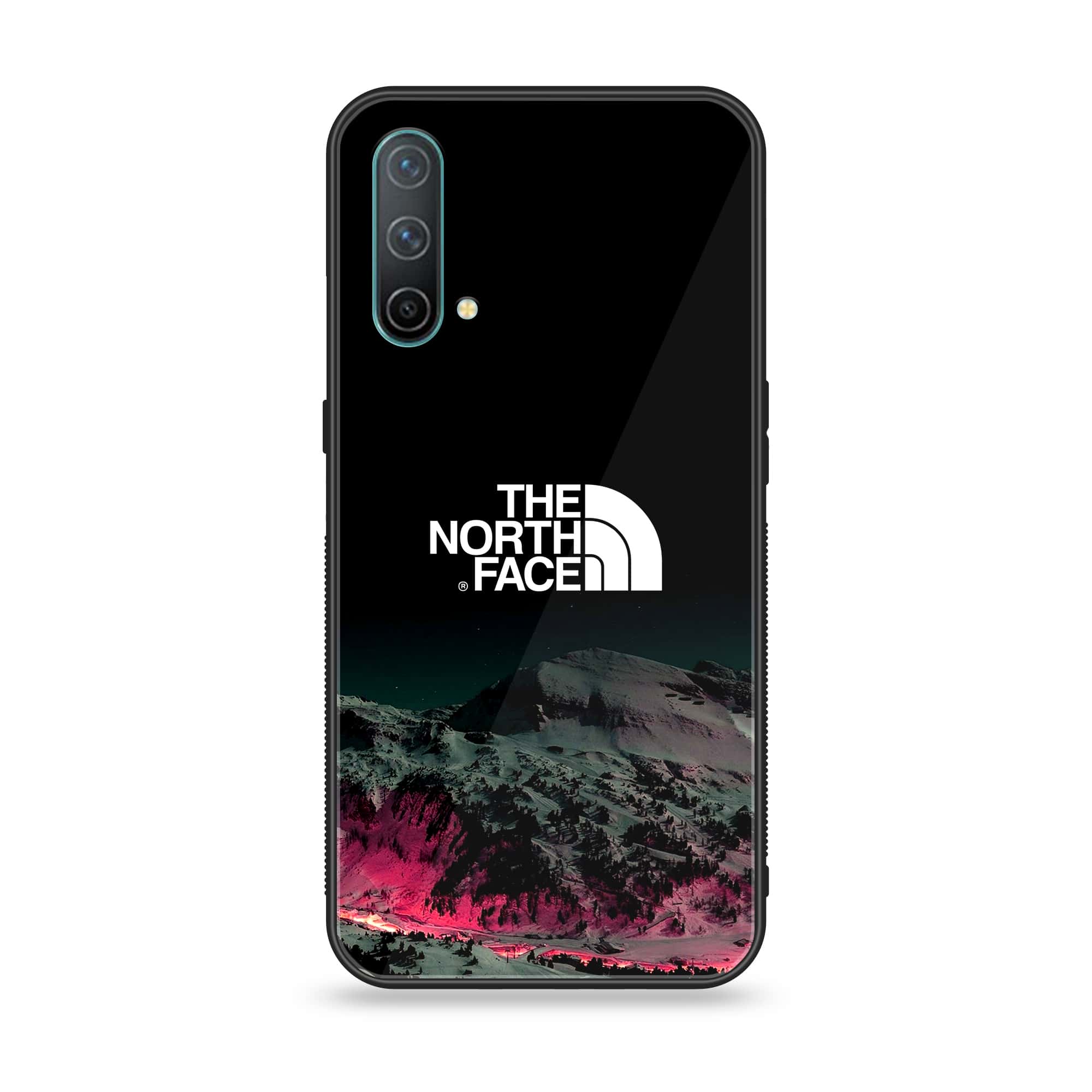OnePlus Nord CE 5G - The North Face Series - Premium Printed Glass soft Bumper shock Proof Case