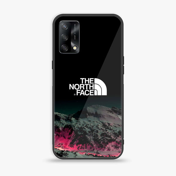 Oppo A74 - The North Face Series Design 6  - Premium Printed Glass soft Bumper shock Proof Case CS-20364