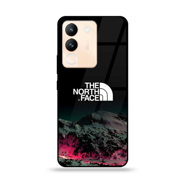 Vivo V29e - The North Face Design 6 - Premium Printed Glass soft Bumper shock Proof Case CS-8931