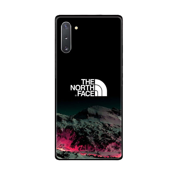 Samsung Galaxy Note 10 The North Face Design 6 Premium Printed Glass soft Bumper shock Proof Case CS-14024