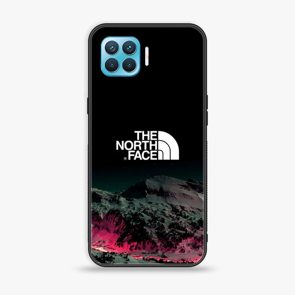 Oppo F17 Pro - The North Face Design 6 - Premium Printed Glass soft Bumper shock Proof Case CS-8878