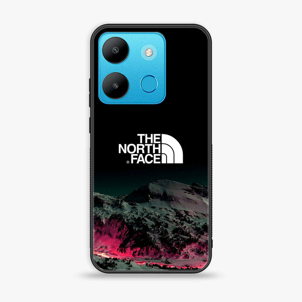 Infinix Smart 7 - The North Face Design 6- Premium Printed Glass soft Bumper shock Proof Case CS-11762