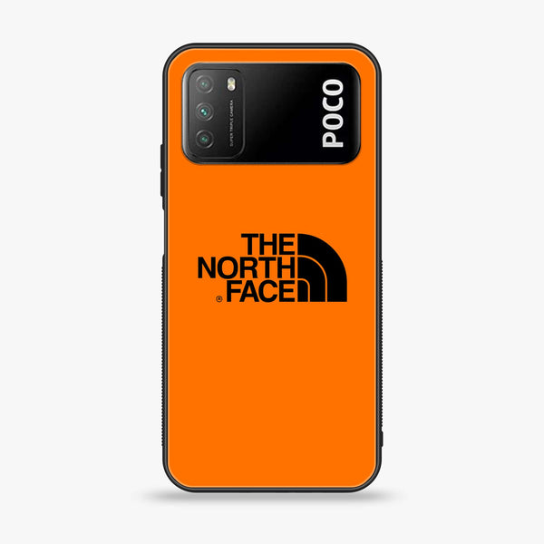 Xiaomi Poco M3 - The North Face Design 7 - Premium Printed Glass soft Bumper shock Proof Case CS-19760