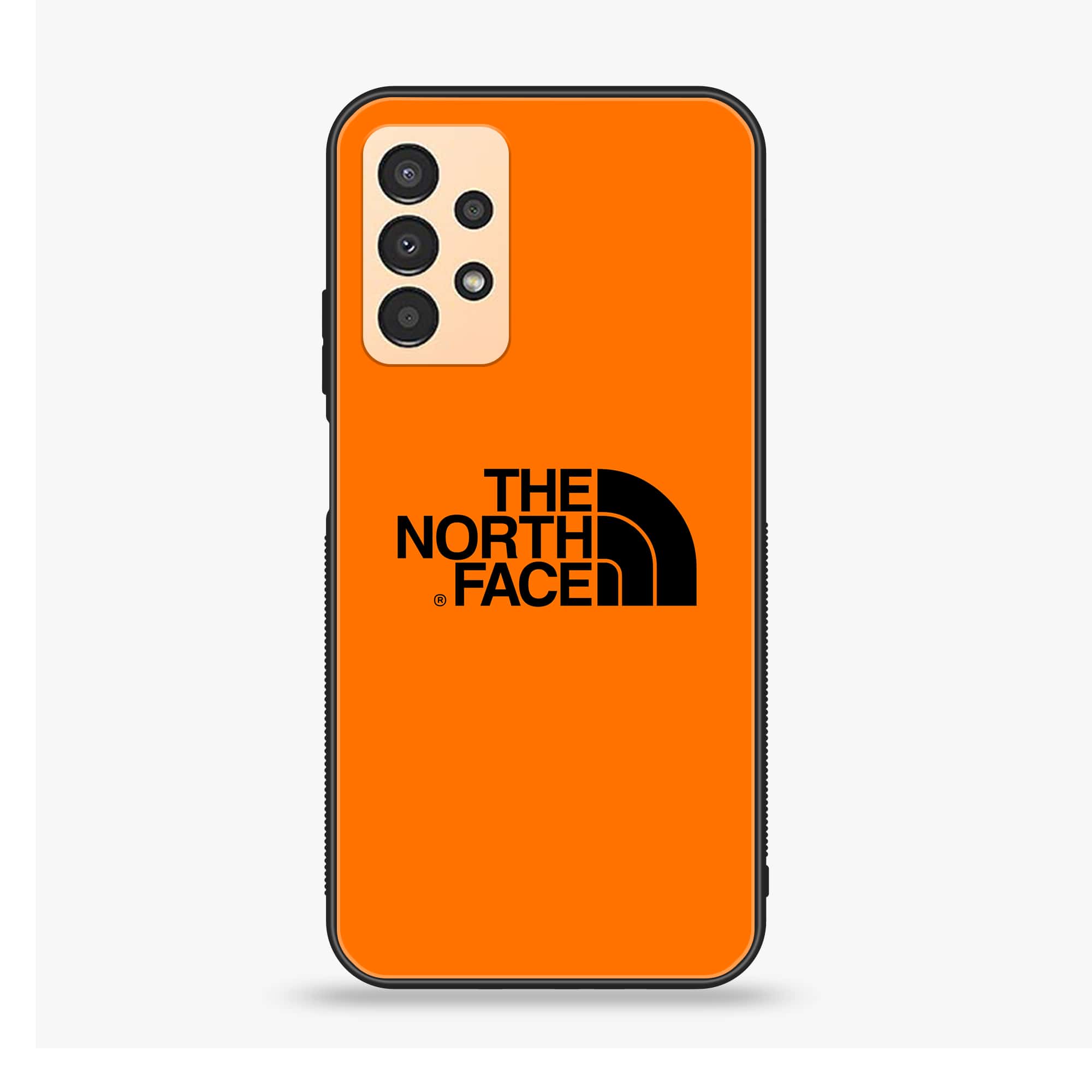 Samsung Galaxy A13 - The North Face Series - Premium Printed Glass soft Bumper shock Proof Case