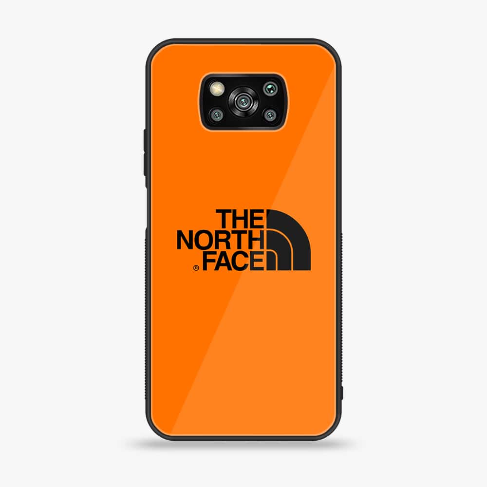 Xiaomi Poco X3 NFC - The North Face Series - Premium Printed Glass soft Bumper shock Proof Case